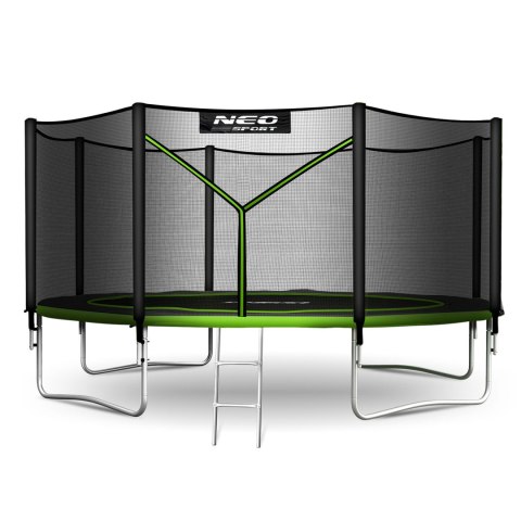 Neo-Sport Trampolina ogrodowa 14ft/435cm z siatką zewnętrzną i drabinką Neo-Sport Neo-Sport Trampolina ogrodowa 14ft/435cm z siatką zewnętrzną i drabinką Neo-Sport