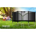 Neo-Sport Trampolina ogrodowa 14ft/435cm z siatką zewnętrzną i drabinką Neo-Sport