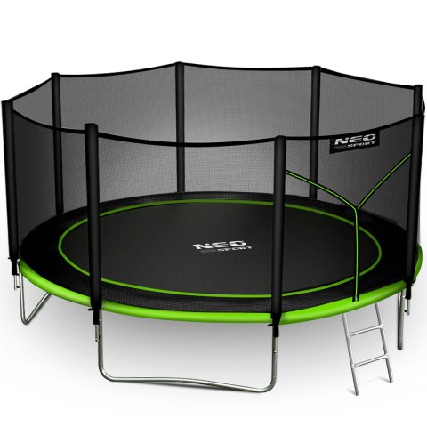 Neo-Sport Trampolina ogrodowa 14ft/435cm z siatką zewnętrzną i drabinką Neo-Sport Neo-Sport Trampolina ogrodowa 14ft/435cm z siatką zewnętrzną i drabinką Neo-Sport