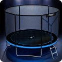 Neo-Sport Trampolina ogrodowa 6ft/183cm z siatką zewnętrzną i drabinką Neo-Sport