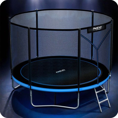 Neo-Sport Trampolina ogrodowa 6ft/183cm z siatką zewnętrzną i drabinką Neo-Sport Neo-Sport Trampolina ogrodowa 6ft/183cm z siatką zewnętrzną i drabinką Neo-Sport