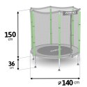 Neo-Sport Trampolina ogrodowa dla dzieci 140 cm 4,5ft Neo-Sport Neo-Sport Trampolina ogrodowa dla dzieci 140 cm 4,5ft Neo-Sport