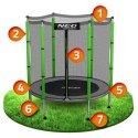 Neo-Sport Trampolina ogrodowa dla dzieci 140 cm 4,5ft Neo-Sport Neo-Sport Trampolina ogrodowa dla dzieci 140 cm 4,5ft Neo-Sport