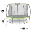 Neo-Sport Trampolina ogrodowa profilowana 14ft/435cm z siatką wewnętrzną Neo-Sport