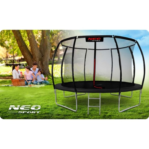 Neo-Sport Trampolina ogrodowa profilowana 14ft/435cm z siatką wewnętrzną Neo-Sport Neo-Sport Trampolina ogrodowa profilowana 14ft/435cm z siatką wewnętrzną Neo-Sport