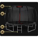 Neo-Sport Trampolina ogrodowa profilowana 14ft/435cm z siatką wewnętrzną Neo-Sport