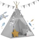 Nukido Namiot tipi dla dzieci ze światełkami Nukido - szary Nukido Namiot tipi dla dzieci ze światełkami Nukido - szary
