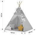Nukido Namiot tipi dla dzieci ze światełkami Nukido - szary Nukido Namiot tipi dla dzieci ze światełkami Nukido - szary