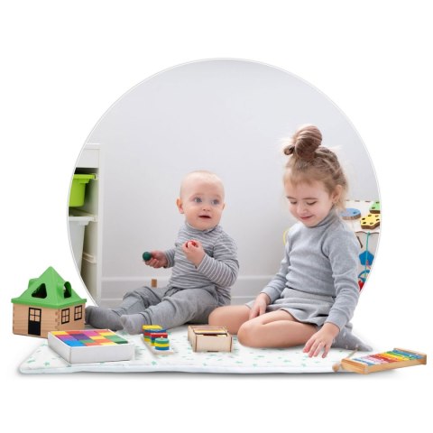Nukido Namiot tipi dla dzieci ze światełkami - miętowe w gwiazdki Nukido Namiot tipi dla dzieci ze światełkami - miętowe w gwiazdki