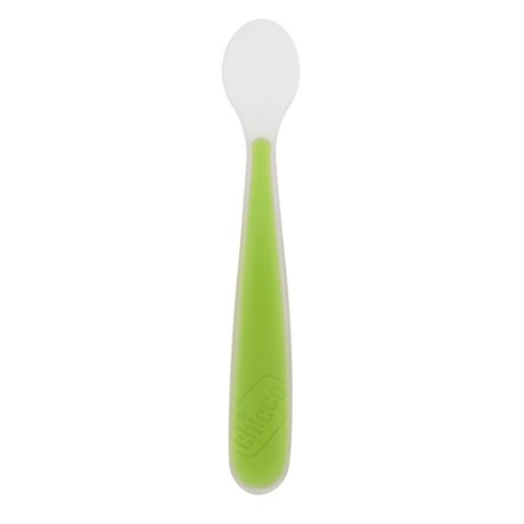 CHICCO 00006828510000 Miękka łyżeczka silikonowa zielona CHICCO 00006828510000 Miękka łyżeczka silikonowa zielona
