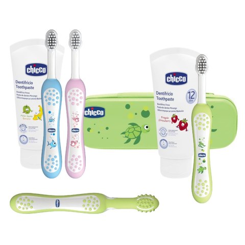 CHICCO 00006958000000 Szczoteczka do zębów zielona* CHICCO 00006958000000 Szczoteczka do zębów zielona*