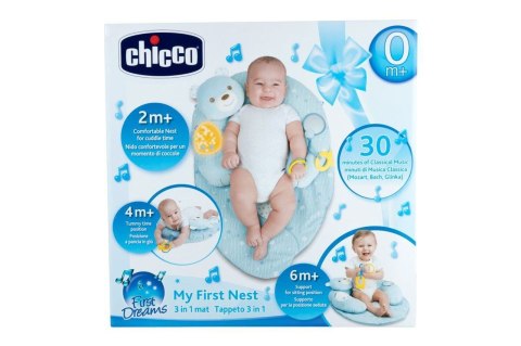CHICCO 00009829200000 Gniazdko z poduszką niebieskie CHICCO 00009829200000 Gniazdko z poduszką niebieskie
