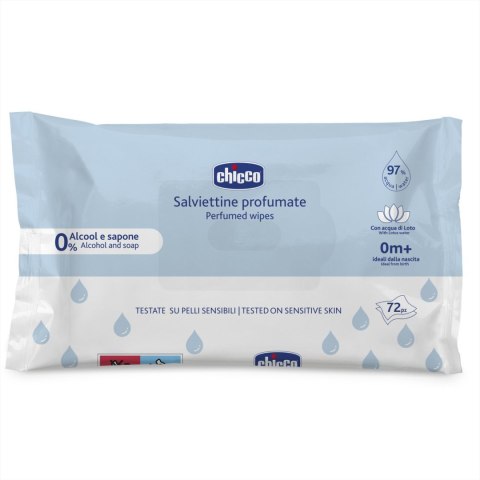 CHICCO 00012050100000 Chusteczki pielęgnacyjne 72 szt 0m+ CHICCO 00012050100000 Chusteczki pielęgnacyjne 72 szt 0m+