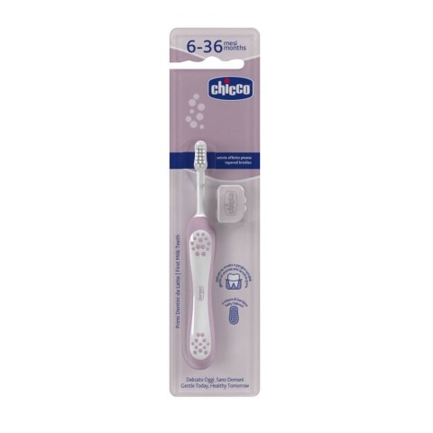 CHICCO 00012081000000 Szczoteczka do zębów Lila 6-36 m CHICCO 00012081000000 Szczoteczka do zębów Lila 6-36 m