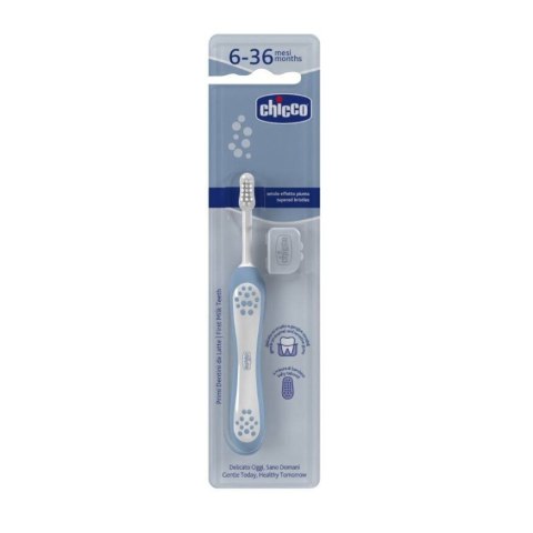 CHICCO 00012081110000 Szczoteczka do zębów Indigo 6-36 m CHICCO 00012081110000 Szczoteczka do zębów Indigo 6-36 m