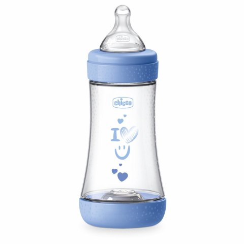 CHICCO 00020223210040 Butelka P5 plastik silikon 240 ml MEDIUM BOY CHICCO 00020223210040 Butelka P5 plastik silikon 240 ml MEDIUM BOY