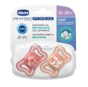 CHICCO 00071039110000 Smoczek PHYSIO LIGHT 16-36M sil 2 szt róż CHICCO 00071039110000 Smoczek PHYSIO LIGHT 16-36M sil 2 szt róż