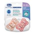 CHICCO 00071039110000 Smoczek PHYSIO LIGHT 16-36M sil 2 szt róż CHICCO 00071039110000 Smoczek PHYSIO LIGHT 16-36M sil 2 szt róż