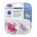 CHICCO 00073231110000 Smoczek PHYSIO MINI SOFT 2-6 silikon 2 szt girl CHICCO 00073231110000 Smoczek PHYSIO MINI SOFT 2-6 silikon 2 szt girl