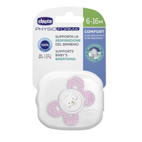 CHICCO 00074913110000 Smoczek PH COMFORT silikon 6-16m+ 1 szt CHICCO 00074913110000 Smoczek PH COMFORT silikon 6-16m+ 1 szt