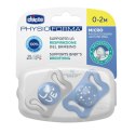 CHICCO 00075126210000 Smoczek MICRO niebieski sil 0-2m 2 szt