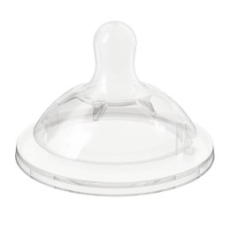 CHICCO 00081035200000 Smoczek na butelkę NF silikonowy 4m+ trójprzepływ