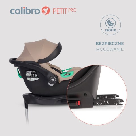 COLIBRO Fotelik samochodowy PETIT PRO CAMEL COLIBRO Fotelik samochodowy PETIT PRO CAMEL