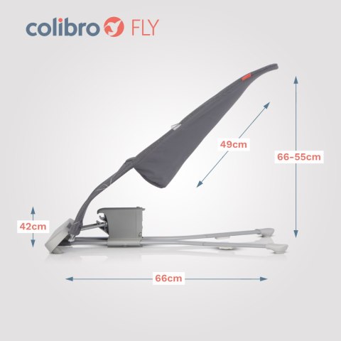 COLIBRO Leżaczek dziecięcy FLY ONYX COLIBRO Leżaczek dziecięcy FLY ONYX