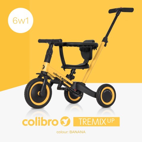 COLIBRO Rowerek dziecięcy 6w1 TREMIXUP BANANA COLIBRO Rowerek dziecięcy 6w1 TREMIXUP BANANA