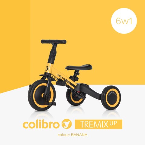 COLIBRO Rowerek dziecięcy 6w1 TREMIXUP BANANA COLIBRO Rowerek dziecięcy 6w1 TREMIXUP BANANA