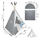 Nukido Namiot tipi dla dzieci NK-406 Nukido - szary