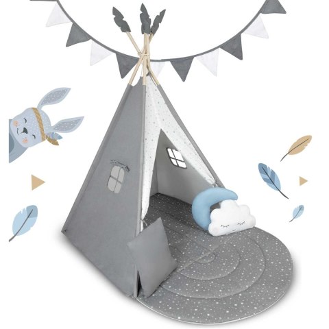 Nukido Namiot tipi dla dzieci NK-406 Nukido - szary Nukido Namiot tipi dla dzieci NK-406 Nukido - szary