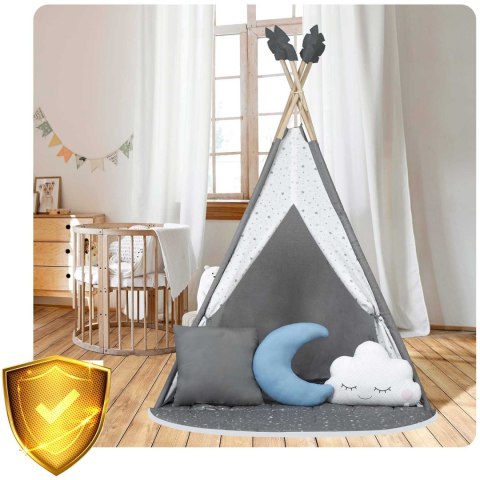 Nukido Namiot tipi dla dzieci NK-406 Nukido - szary Nukido Namiot tipi dla dzieci NK-406 Nukido - szary
