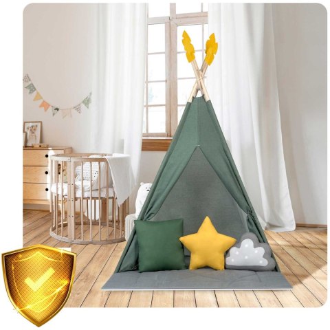 Nukido Namiot tipi dla dzieci NK-406 Nukido - zielony Nukido Namiot tipi dla dzieci NK-406 Nukido - zielony
