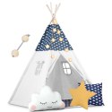 Nukido Namiot tipi dla dzieci ze światełkami Nukido - granatowy Nukido Namiot tipi dla dzieci ze światełkami Nukido - granatowy
