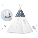 Nukido Namiot tipi dla dzieci ze światełkami Nukido - granatowy Nukido Namiot tipi dla dzieci ze światełkami Nukido - granatowy