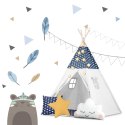 Nukido Namiot tipi dla dzieci ze światełkami Nukido - granatowy Nukido Namiot tipi dla dzieci ze światełkami Nukido - granatowy
