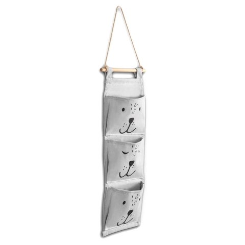Nukido Organizer wiszący na zabawki NK-403 Nukido - szary Nukido Organizer wiszący na zabawki NK-403 Nukido - szary