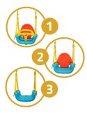 Ricokids Huśtawka bezpieczna 3w1 422 Ricokids Huśtawka bezpieczna 3w1 422