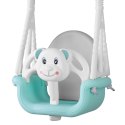 Ricokids Huśtawka kubełkowa Miś 3w1 Ricokids turkusowa