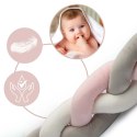 Ricokids Otulacz do łóżeczka Ricokids 2m - różowo-szary Ricokids Otulacz do łóżeczka Ricokids 2m - różowo-szary