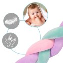 Ricokids Otulacz do łóżeczka Ricokids 3m - miętowo-różowo-fioletowy
