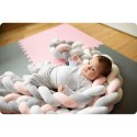 Ricokids Otulacz do łóżeczka Ricokids 3m - niebiesko-różowy