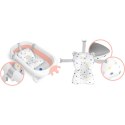 Ricokids Wanienka dla niemowląt z poduszką RK-280 biało-różowa