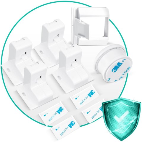 Ricokids Magnetyczne zabezpieczenie szafek Ricokids 798000 4 szt Ricokids Magnetyczne zabezpieczenie szafek Ricokids 798000 4 szt