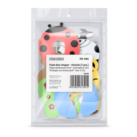 Ricokids Stoper do drzwi Ricokids 798600 7 szt zwierzaki Ricokids Stoper do drzwi Ricokids 798600 7 szt zwierzaki
