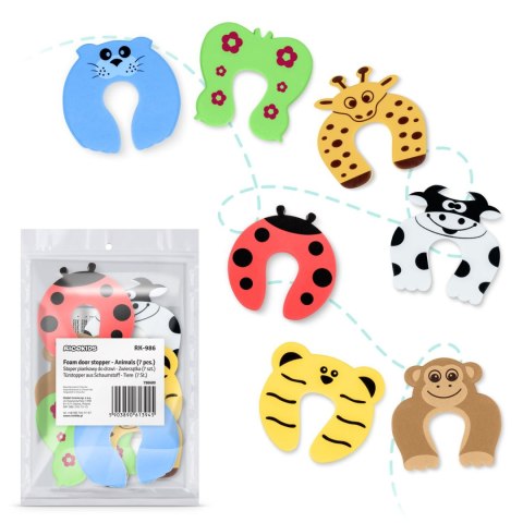 Ricokids Stoper do drzwi Ricokids 798600 7 szt zwierzaki Ricokids Stoper do drzwi Ricokids 798600 7 szt zwierzaki