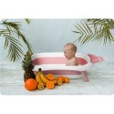 Ricokids Wanienka dla niemowląt z termometrem RK-282 biało-różowa
