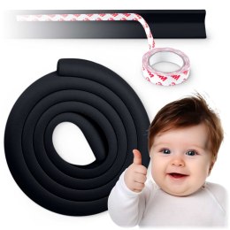 Ricokids Zabezpieczająca taśma piankowa Ricokids 798701 czarna 2 m