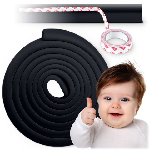 Ricokids Zabezpieczająca taśma piankowa Ricokids 798711 czarna 6 m